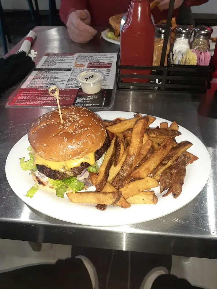 The Half Pound Jazzy Burger Combo